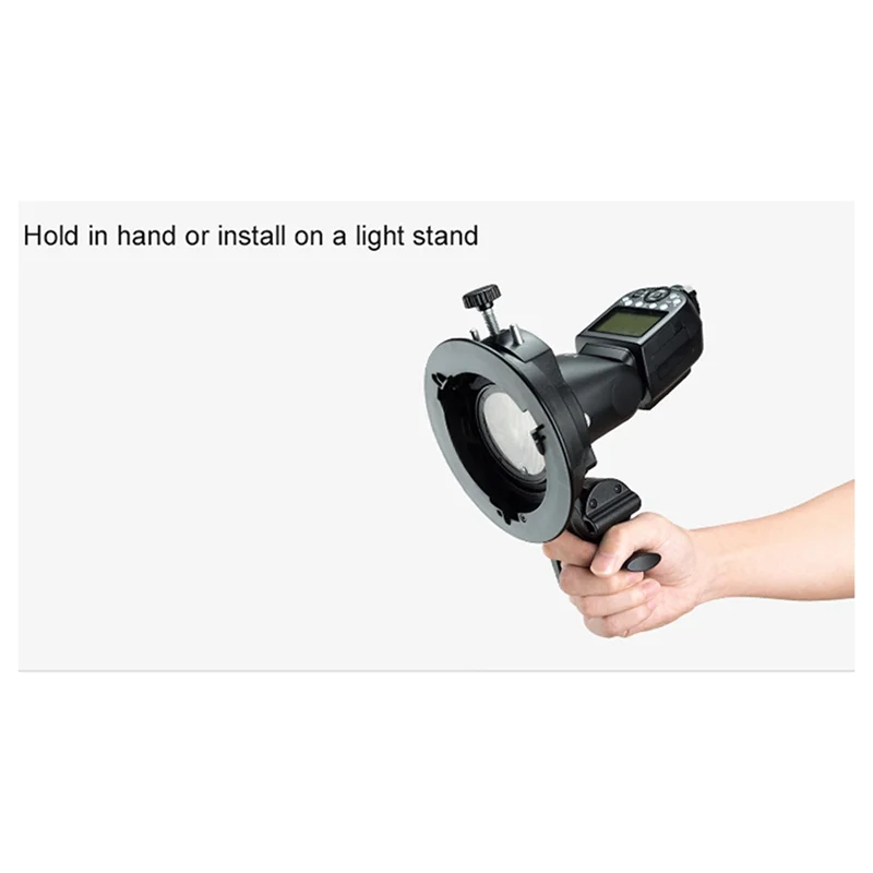 

Для Godox S2 держатель вспышки кронштейн лампа ручная для Godox вспышка Snoot Durable-New