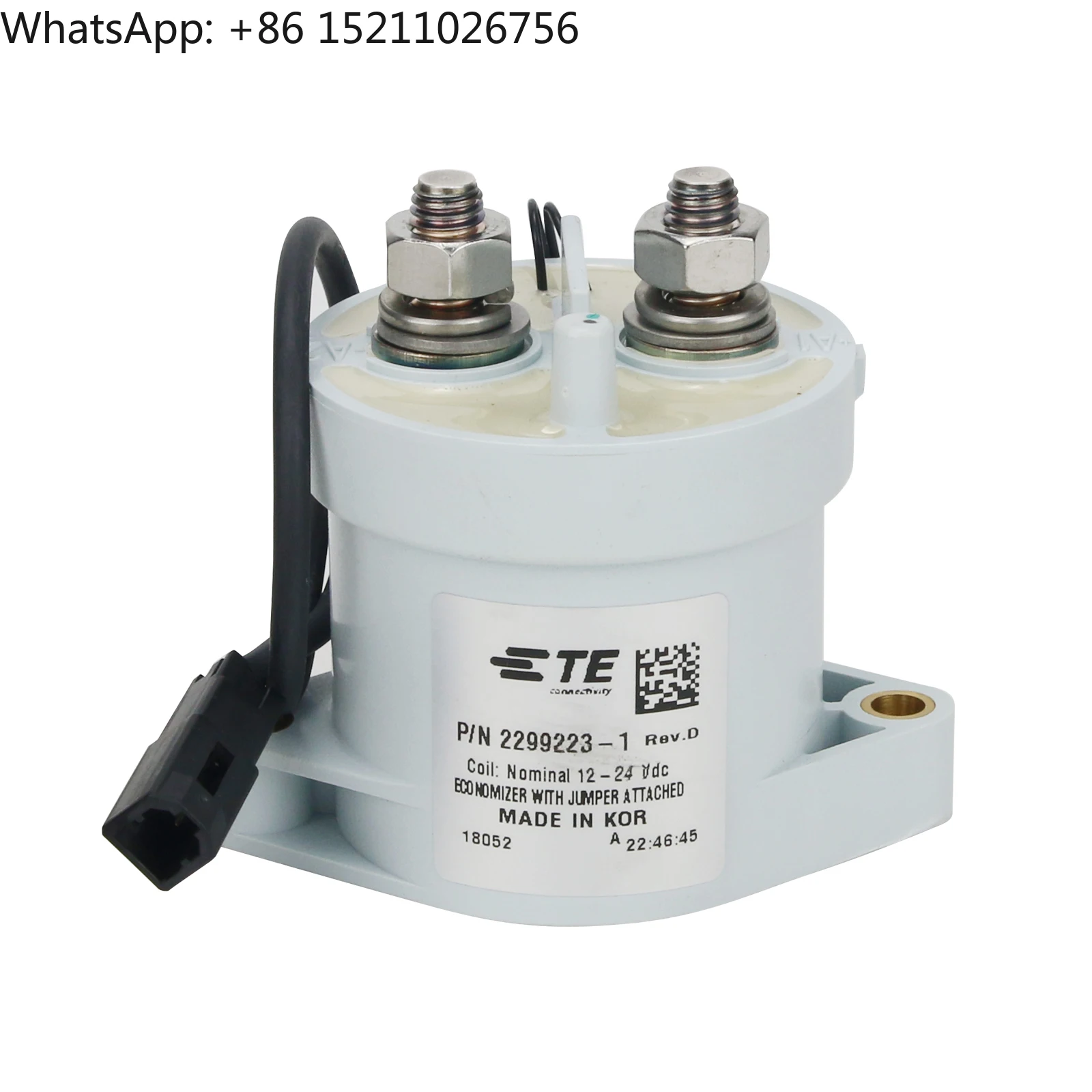 

EVC500 2299223-1 Высоковольтное контактор постоянного тока автомобильное реле 900 В 500 А катушка 12-24 В контактное реле постоянного тока для TE