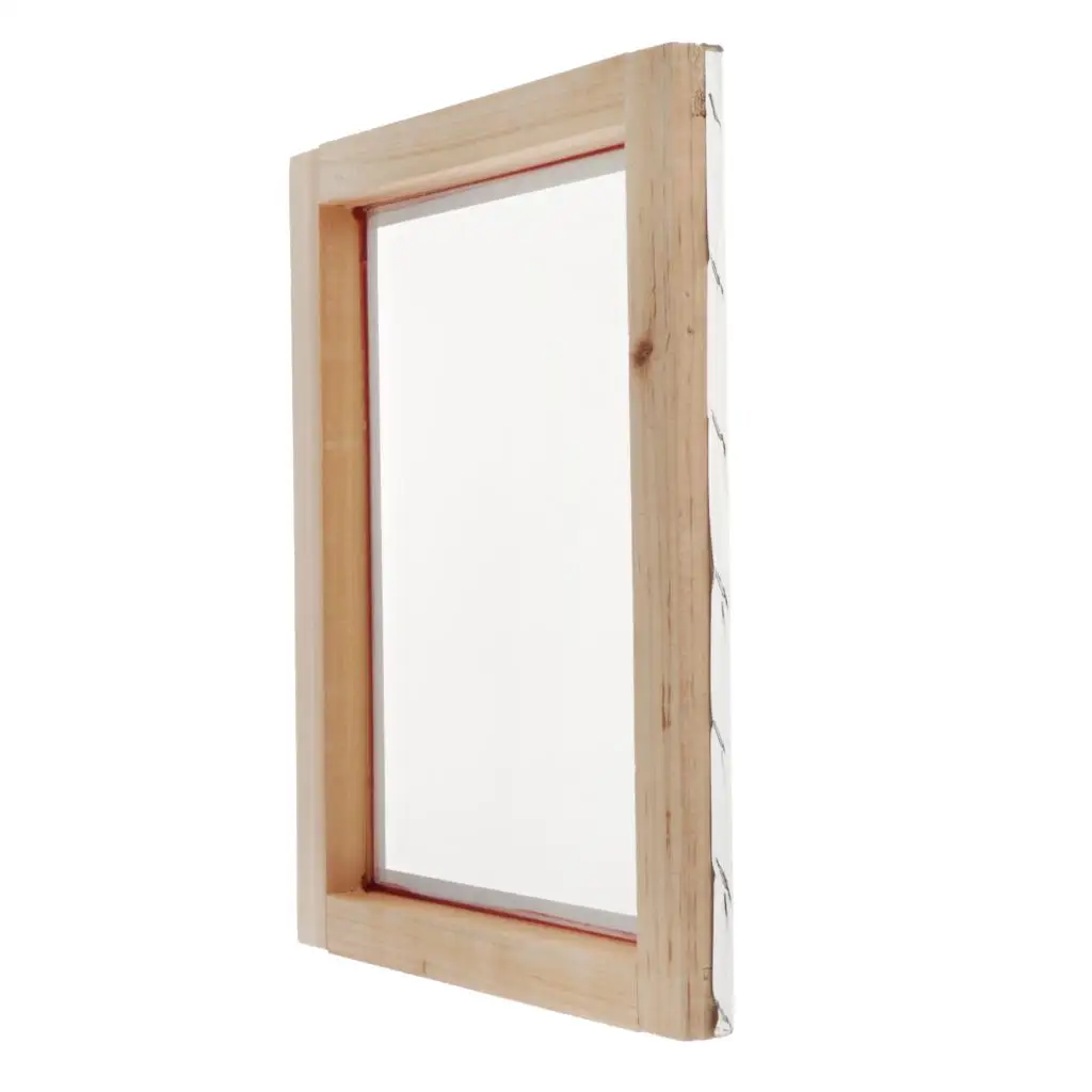 Durable Wood Silk Print Mesh Screen Frame for Manual Textile Craft Garment Bag Plastic Panel Making