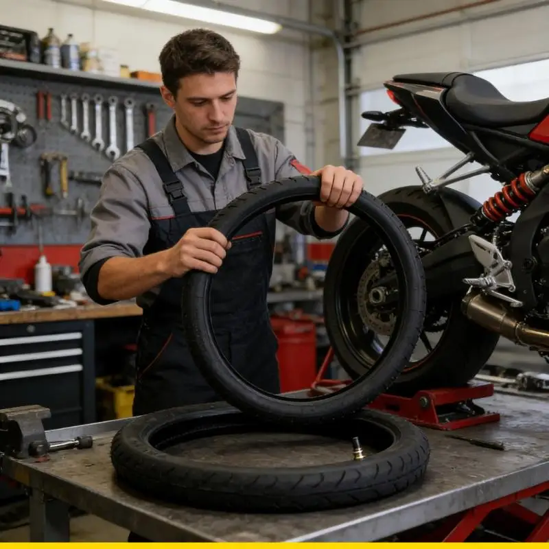 SZCH Premium Heavy Duty Motorcycle Inner Tube Fits GT73 Model Features High Elasticity and Wear Resistance for Smooth Rides