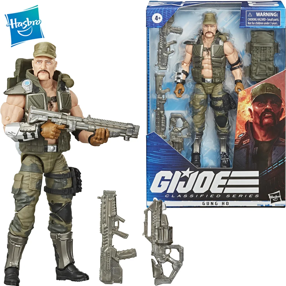 

[В наличии] Hasbro G.I. Экшн-фигурка Джо классифицированная серия Gung Ho Коллекционная модель 15,2 см оригинальная игрушка подарок