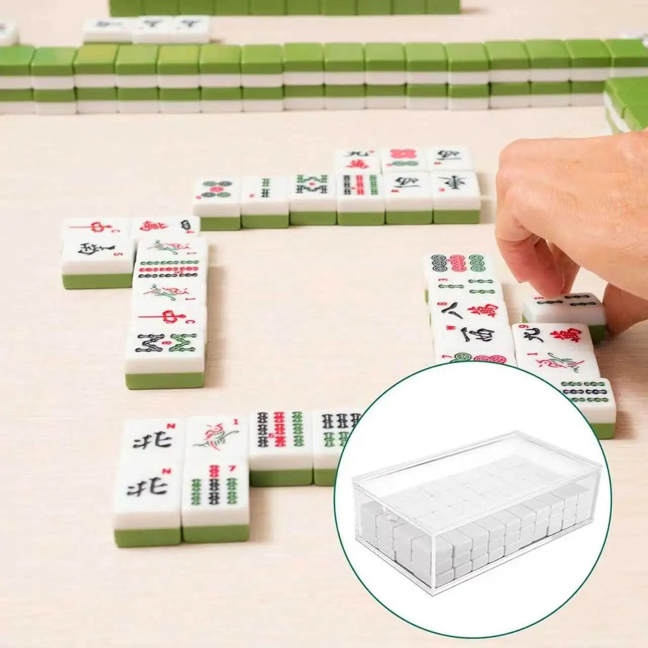 Transparent acrylic storage box