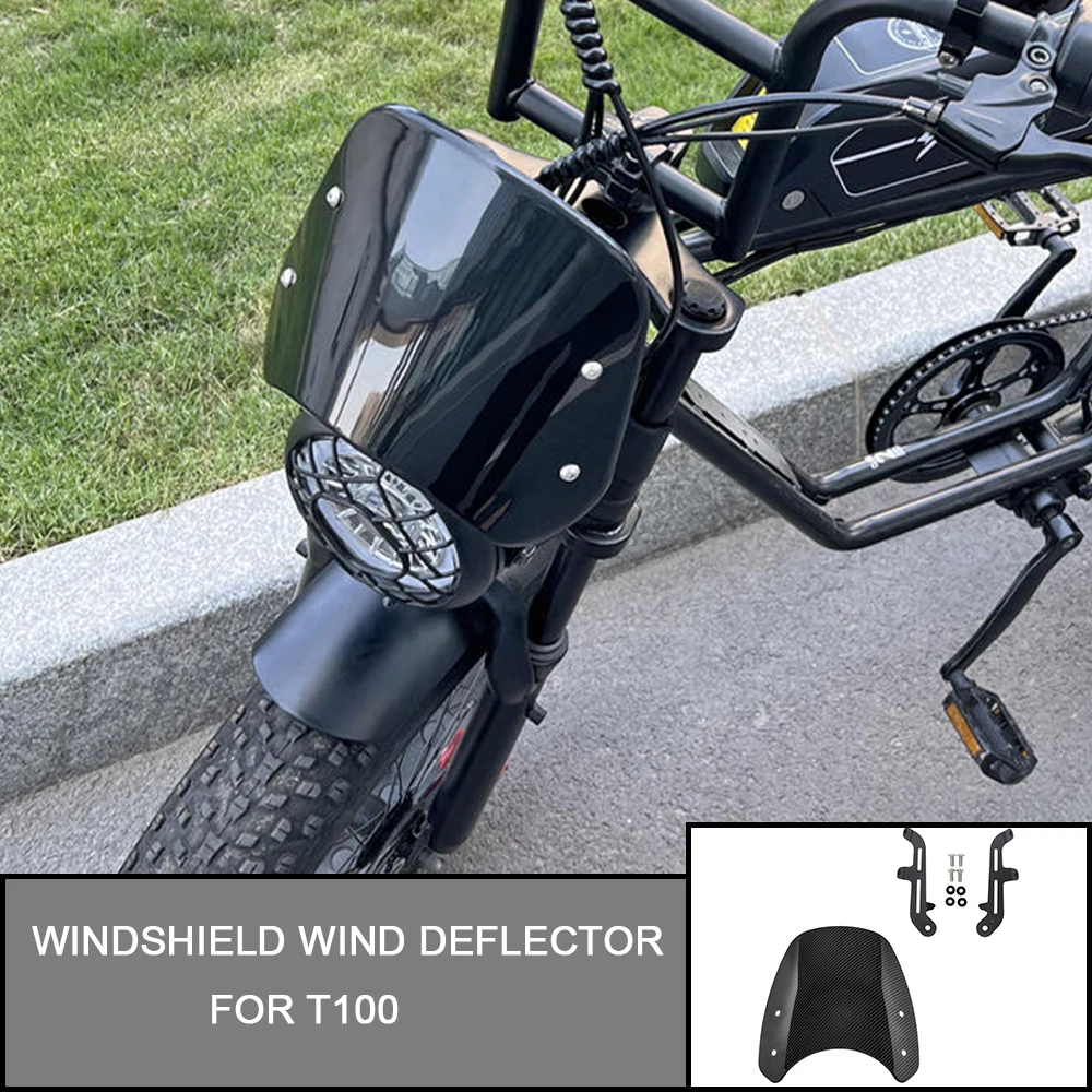 

For T100 Motorcycle Windshield Windshield Wind Deflector Fairing Windshield Wind Deflector Fairing