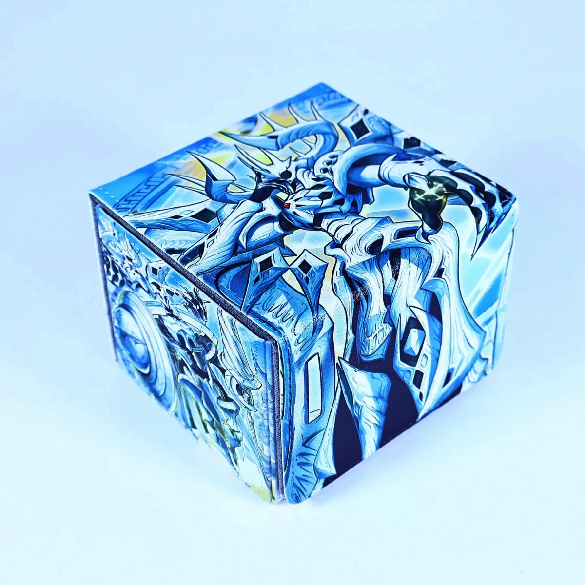 Diy Self Made Yu-Gi-Oh! Angelechy Bastion Card Storage Box Angelechy Shatranga High-End Leather Card Storage Box Gift Toy
