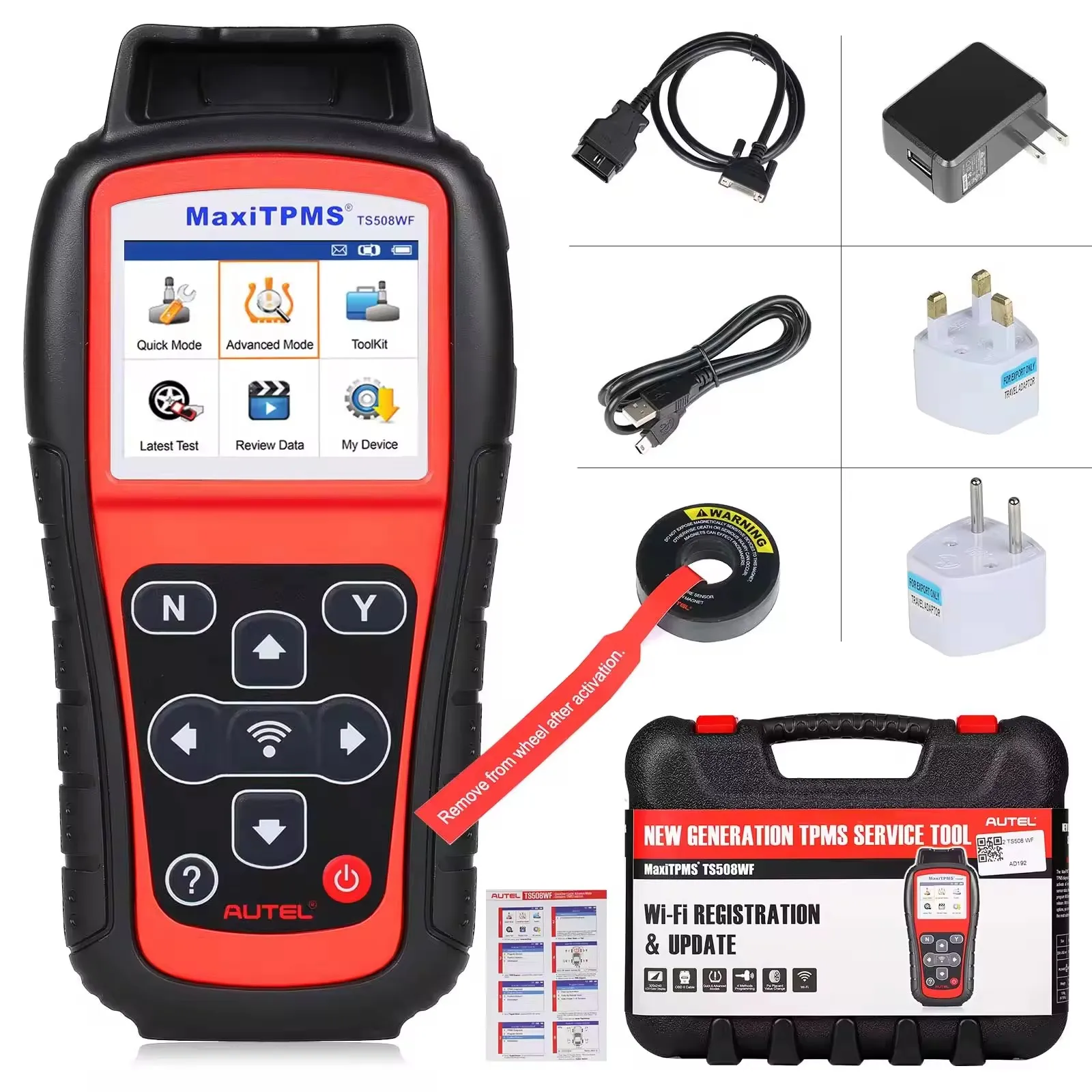 Universal Tool TPMS TS508WF TPMS Valve ProgrammingTools Autel Scanners Car Tire Pressure Monitoring Tire TPMS Autel TS508
