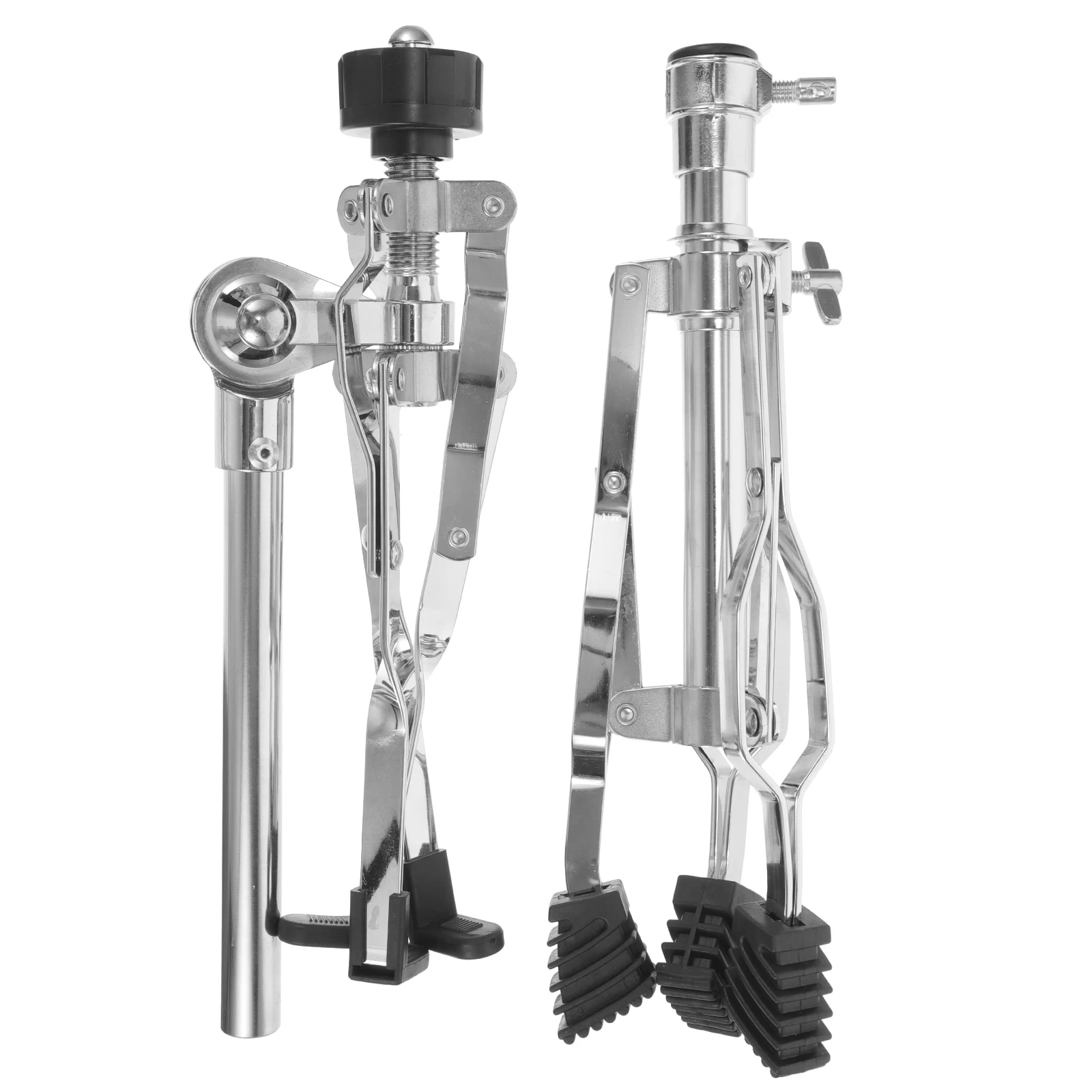 

22G Snare Drum St Metal Durable Adjustable Double Legs Portable Practice Shelf Drum Holder Storage