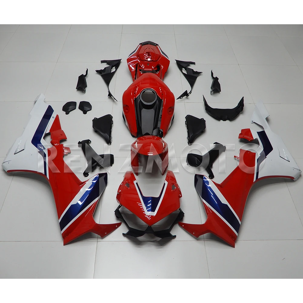 

Усовершенствованный комплект обтекателей для мотоцикла HONDA CBR1000RR SP 2017-2019 CBR 1000RR 17 18 19 CBR1000, красно-синий комплект обвеса с инжекционным литьем