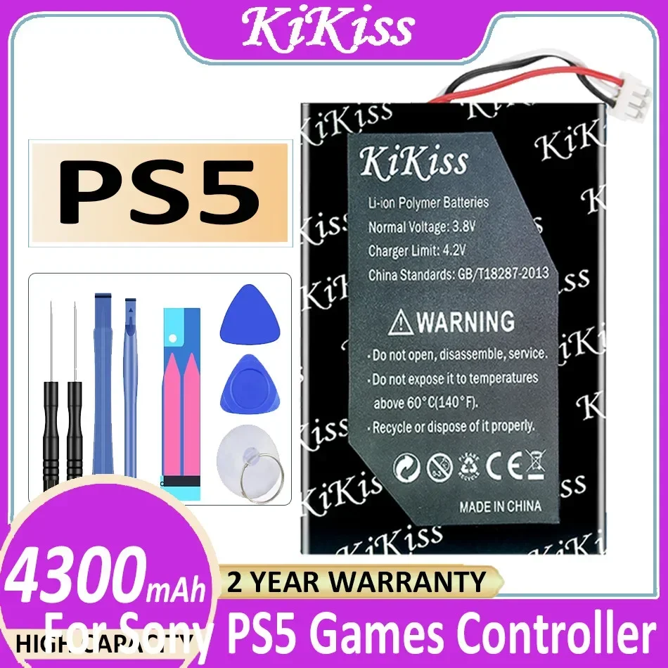 

KiKiss PS5 (LIP1708) 4300mAh Powerful Battery For Sony PS5 Controller For DualSense Game Controller Batterij + Track NO