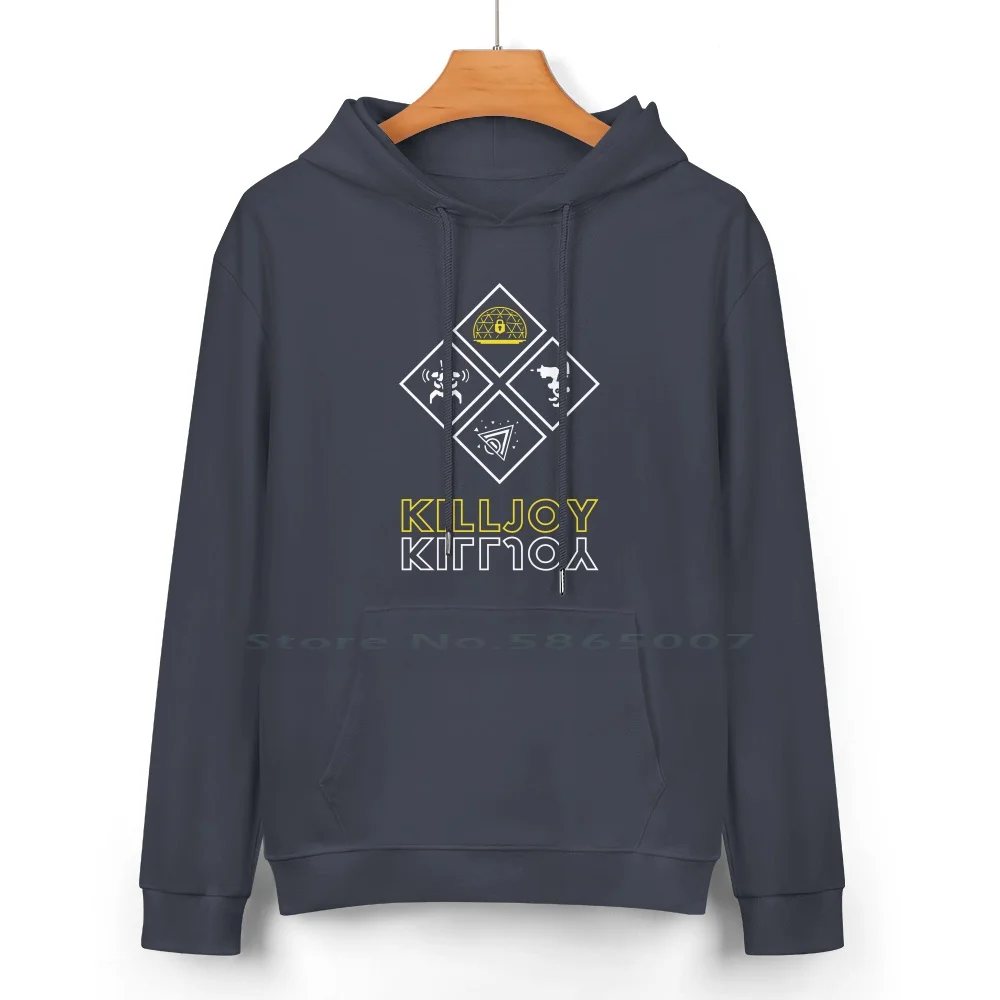 Killjoy Pure Cotton Hoodie Sweater 24 Colors Killjoy Skills Agents Pc Gameplay Fps First Person Germany Riot Game Character