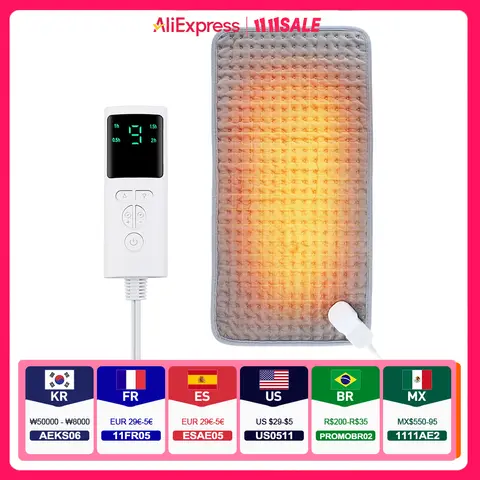 58*29CM Electric Heating Blanket Heated Mat Electro Sheet Pad for Bed Sofa Warm Winter Thermal Blankets Warmer Home Use