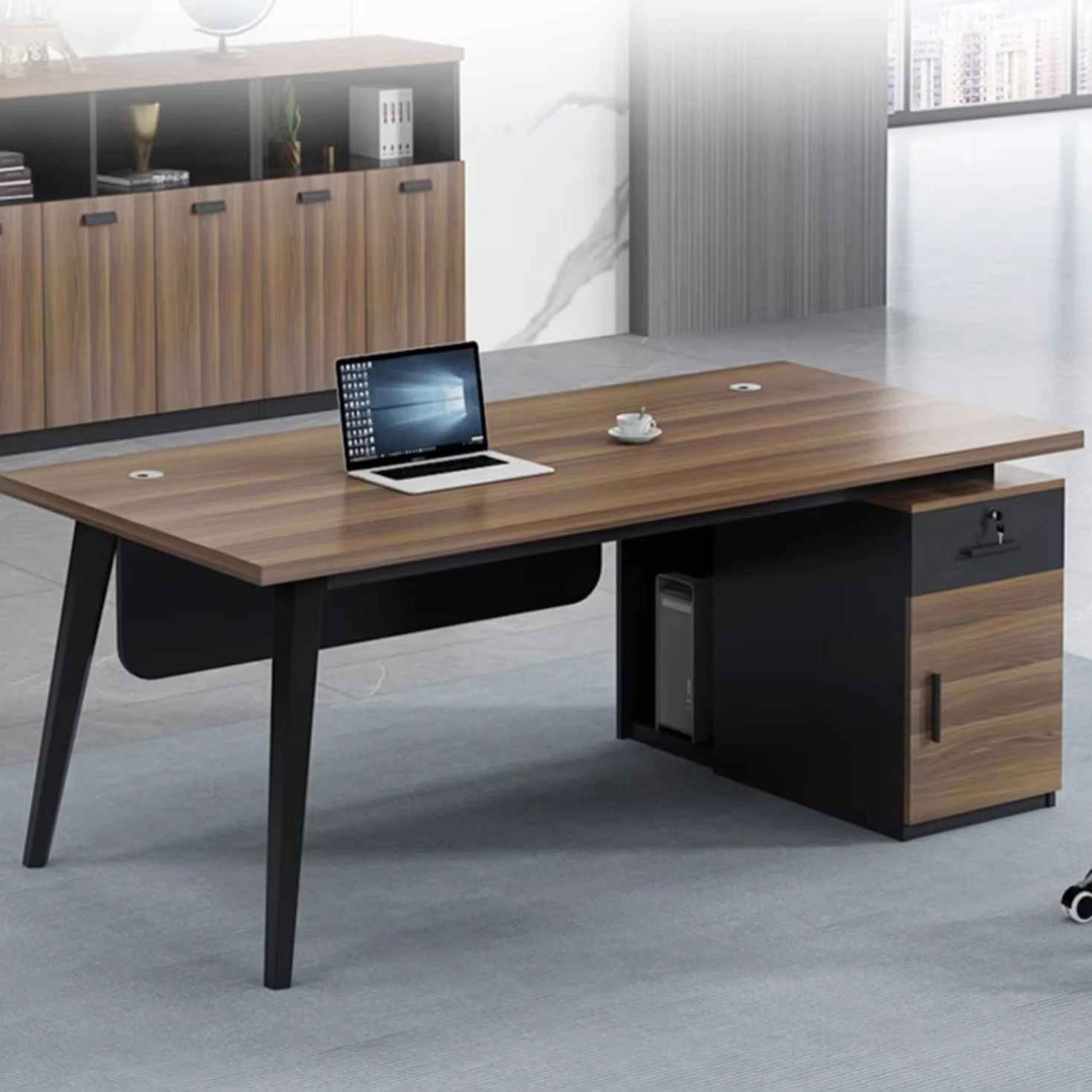 Simple And Modern Single Staff Desk, Manager/employee Workstation, Desktop Computer Desk, Writing Desk