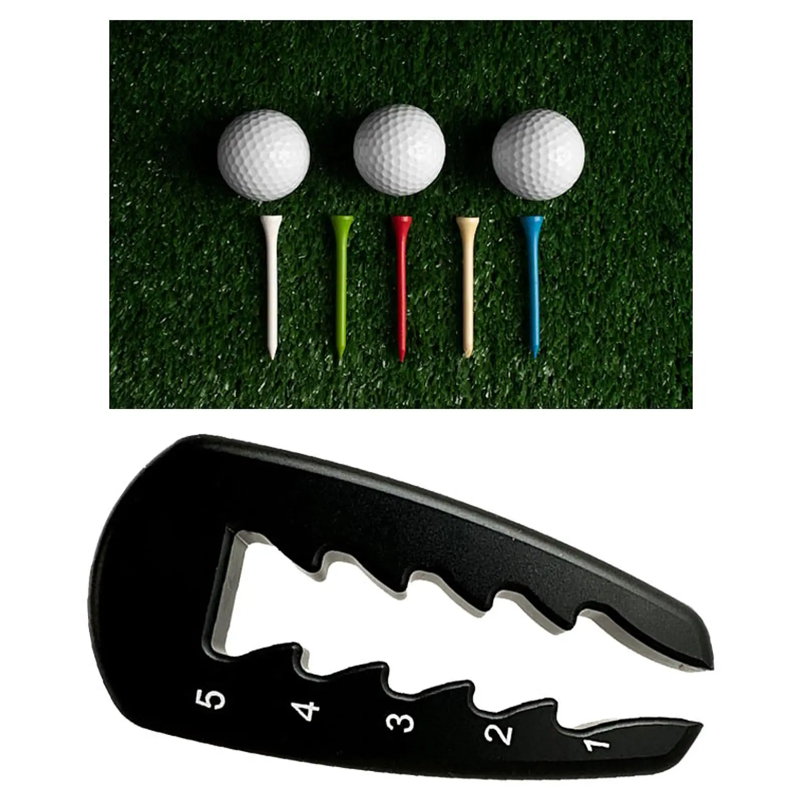 Verstelbare Golf Tee Hoogte Golftrainingshulp Verbeterde nauwkeurigheid en consistentie voor consistente schommels Praktische hoogteverzetter