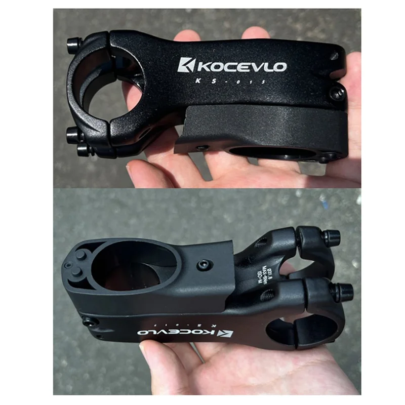 

New-Kocevlo Велосипедный вынос Внутренний трос Велосипедный вынос 28,6-31,8 мм Алюминиевый вынос с проставкой Дорожный вынос руля