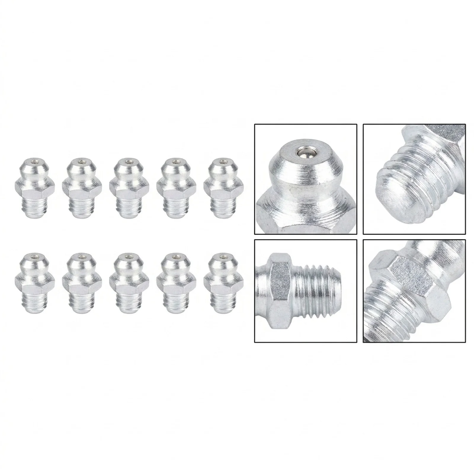 Excellent Marbles Zinc Plated Nipples for lathe Nipples Excellent Springs High Hardness Medium Straight Head For Car Casters