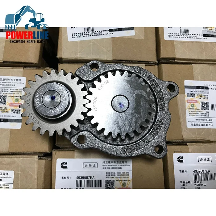 Hight quality engine parts 6BT oil pump 4939587 for cummins