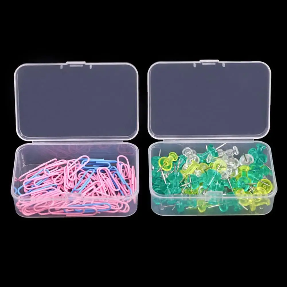 A Set of 10 Small Transparent Plastic Storage Boxes, Perfect for Organizing Beads, Jewelry, Earplugs,Crafts,Nail Art Decorations