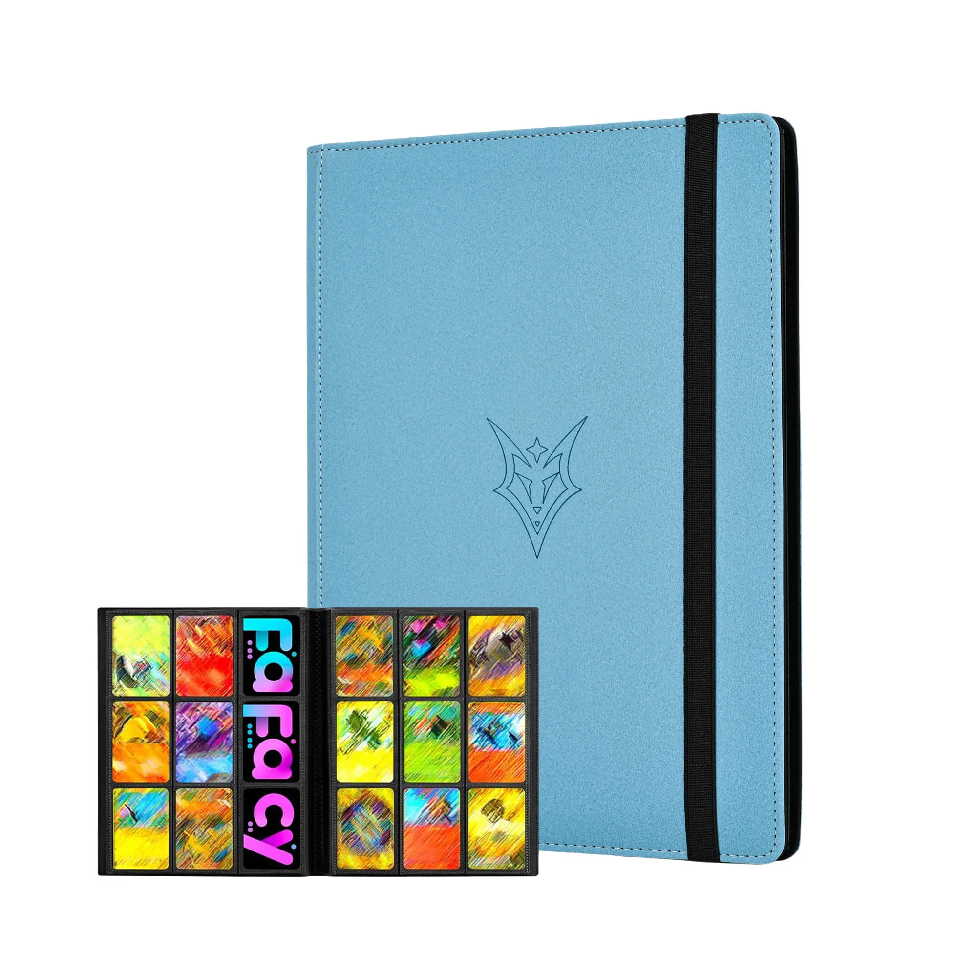 Trading Card Binder 9 Pocket,   Binder for 360 Cards, Premium Card Book, Sturdy Card Holder Folders,  for  MTG, TCG, Game Cards