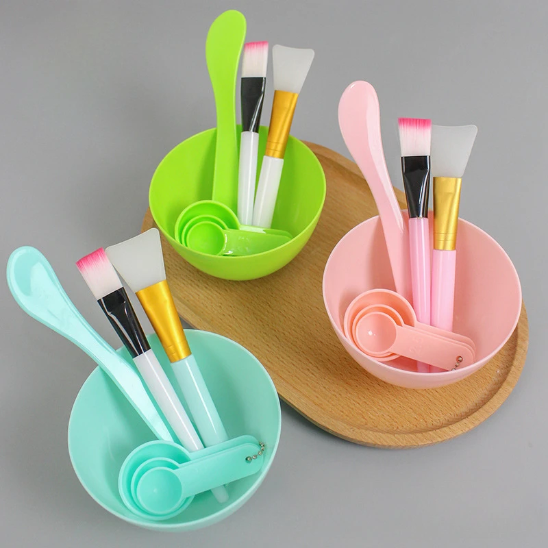 Face Mask Mixing Bowl Set DIY Facemask Mixing Tool with Silicone Mask Bowl Makeup Brushes Spatula Beauty Skin Care Beauty Health