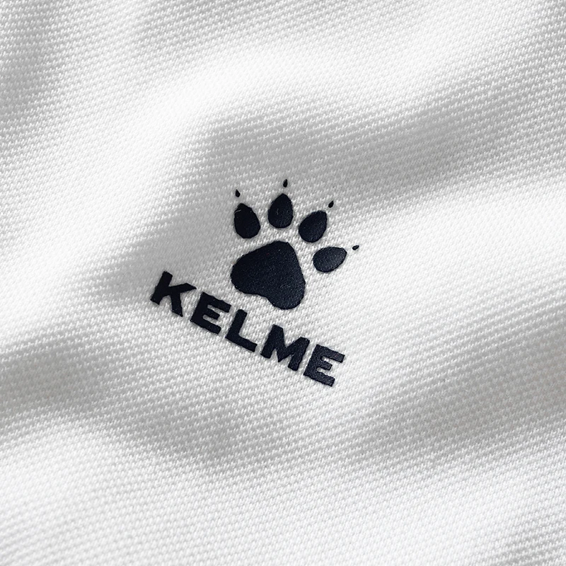 Kelme Letnia męska koszulka polo z krótkim rękawem, bawełniana, jednokolorowa, sportowa koszulka polo z kołnierzykiem polo, dopasowana koszulka na