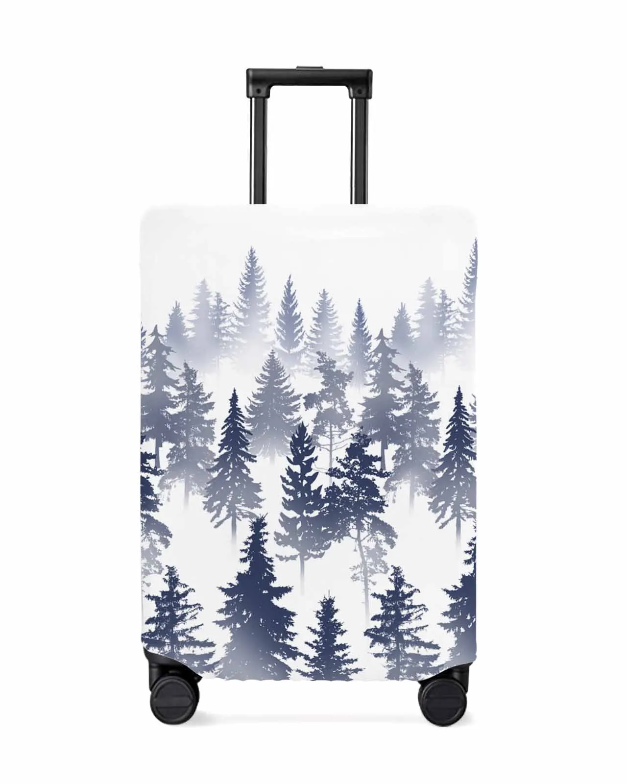 Trees Forests Silhouettes Abstract Luggage Cover Elastic Baggage Cover For 18-32 Inch Suitcase Case Dust Cover