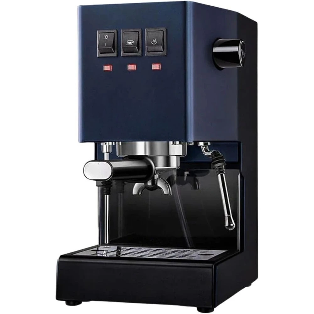 

Классическая кофемашина для эспрессо, классический синий цвет, маленькая.