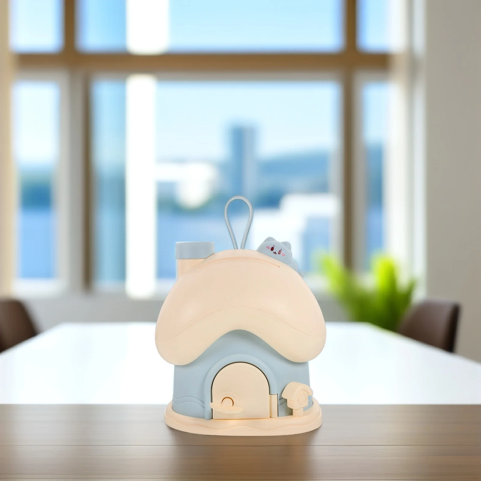 Banque d'épargne en forme de champignon, conteneur de pièces de monnaie de dessin animé, Pot d'argent mignon de grande capacité pour enfants, décoration cadeau d'anniversaire, tirelire