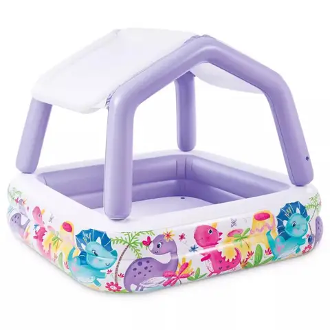 Intex Childrens Sunshade Inflatable Swimming Pool 57470 157x157x122cm Garden Home Bathing Paddling Ocean Ball Sand Pool