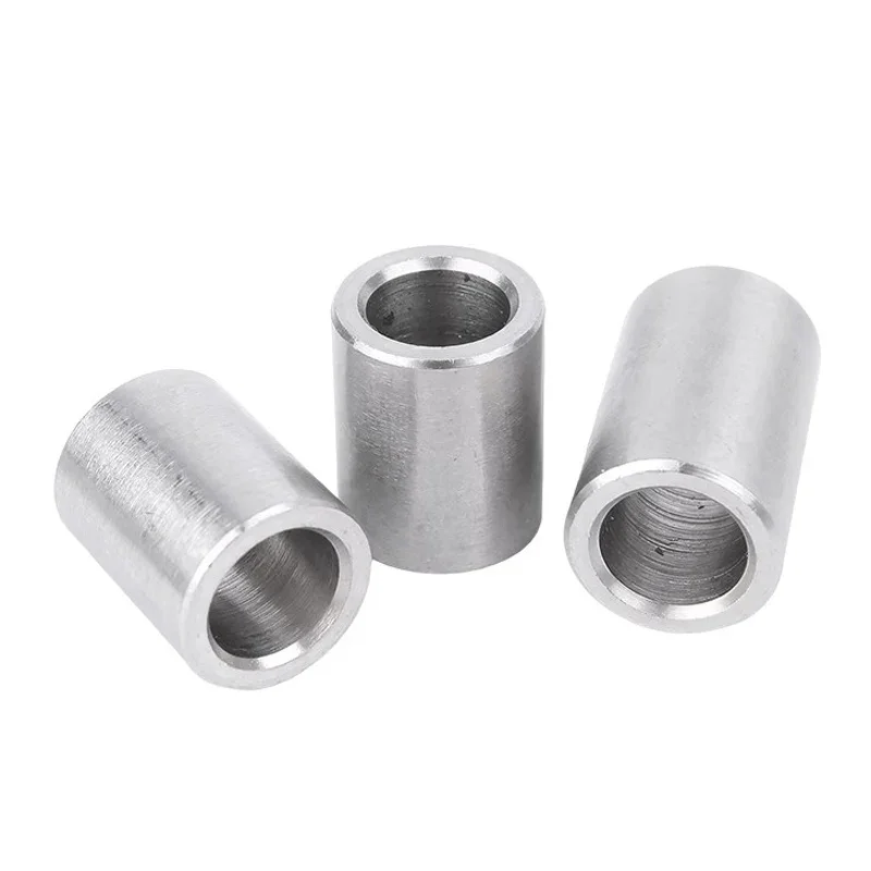 5-10Pcs ID 3mmOD 5mm 5.5mm 6mm 304 Stainless Steel Wear Resistant Bushing Inner Guide Sleeve No Thread Bushing