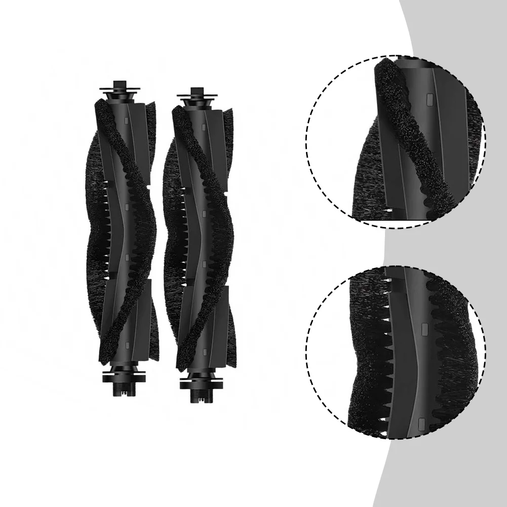 2Pcs Replacement Roller Brush Fit Mark 6 Pro Robot Vacuum Cleaner Household Floor Cleaning Consumable Spare Part Easy Install