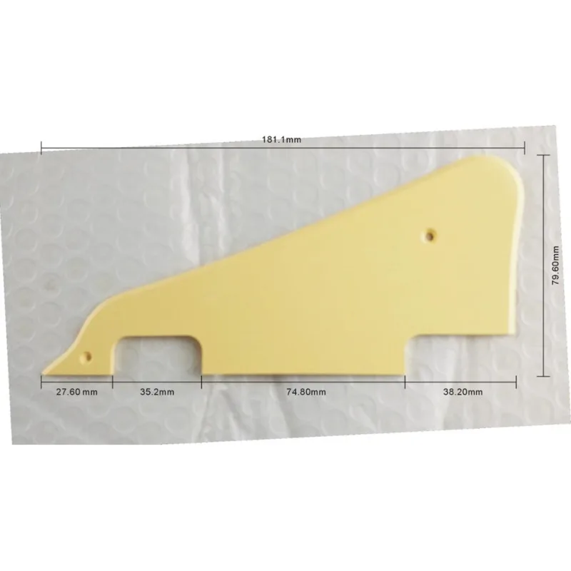 Guitar Parts For Gibson P90 LES PAUL Guitar Pickguard Scratch Plate, 1Ply cream