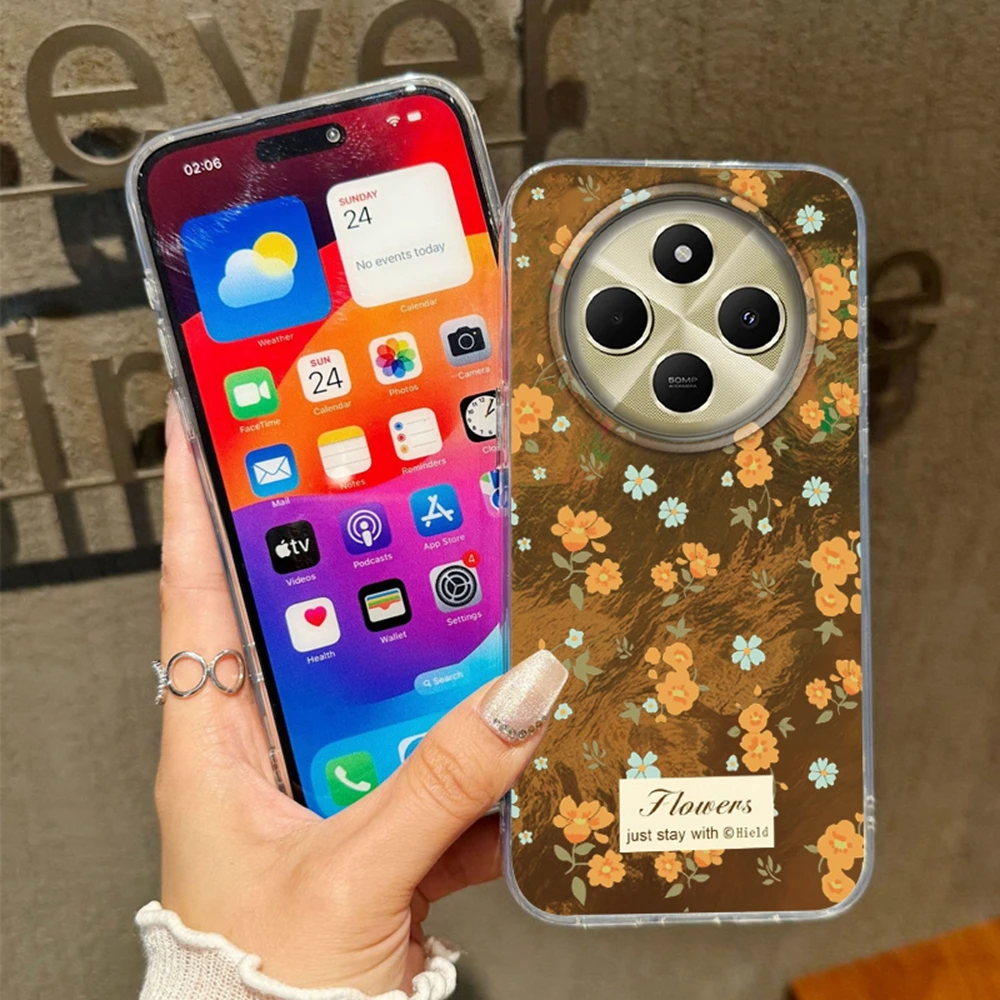 حافظة لهاتف شاومي ريدمي 14C 13C 15C نوت 15 14 13 12 11 10 9 8 Pro A3 A2 A1 غطاء فوندا للنساء