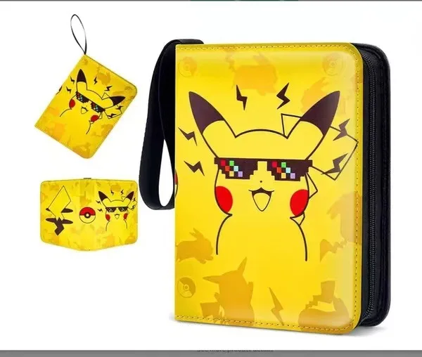 400PCS Pokemon Card Album Collection Book Anime Figure Pikachu Graphic Album Game Hobby File Loading List Kids Toy Gifts ﻿