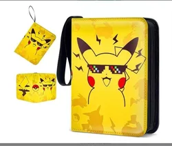 400PCS Card Album Binder Photocard PU Zipper Photo Album Carte Holder Toys Collection Folder Letters Pokemones Cards Hobby