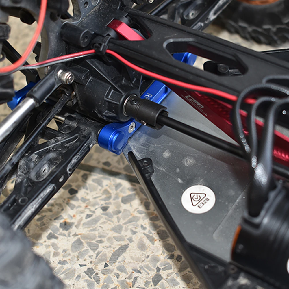 Bloque fijo de montaje de brazo de suspensión inferior trasera de metal GPM LOS 234019   LOS 234023   LOS 234021   Para LOSI 1/10 Lasernut U4 Tenacidad DB TT Pro