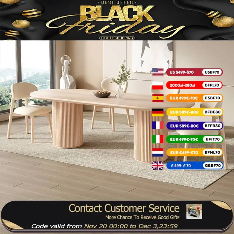 

Designer Floor Dining Table Unique Waterproof Restaurant Dining Table Coffee Restaurant Salon Esszimmer Tisch Furniture Home