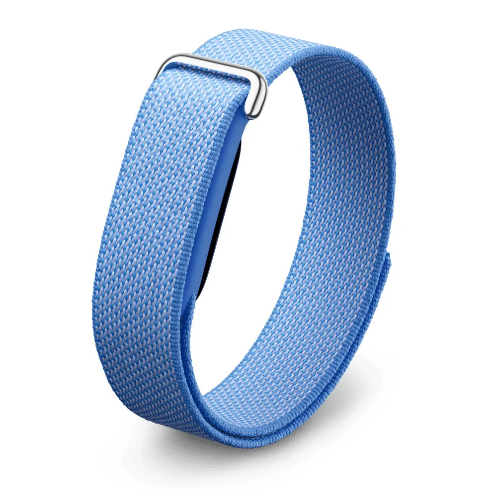 Offizielles Sport-Armband aus Nylon und Silikon für Google Fitbit Air. Bequemes Armband für Google Fitbit Air-Zubehör