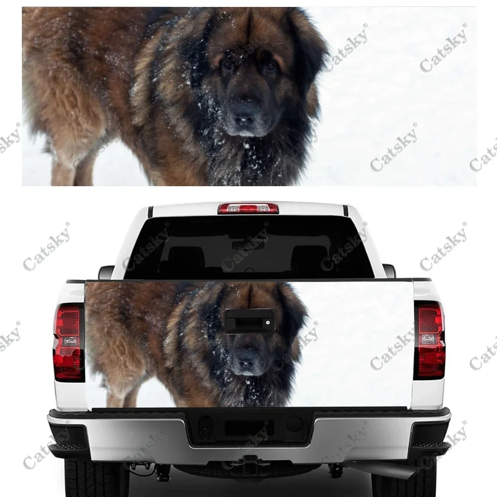 Leonberger Dog Car sticker truck rear tail modification custom suitable for SUV truck pain car packaging accessories decals