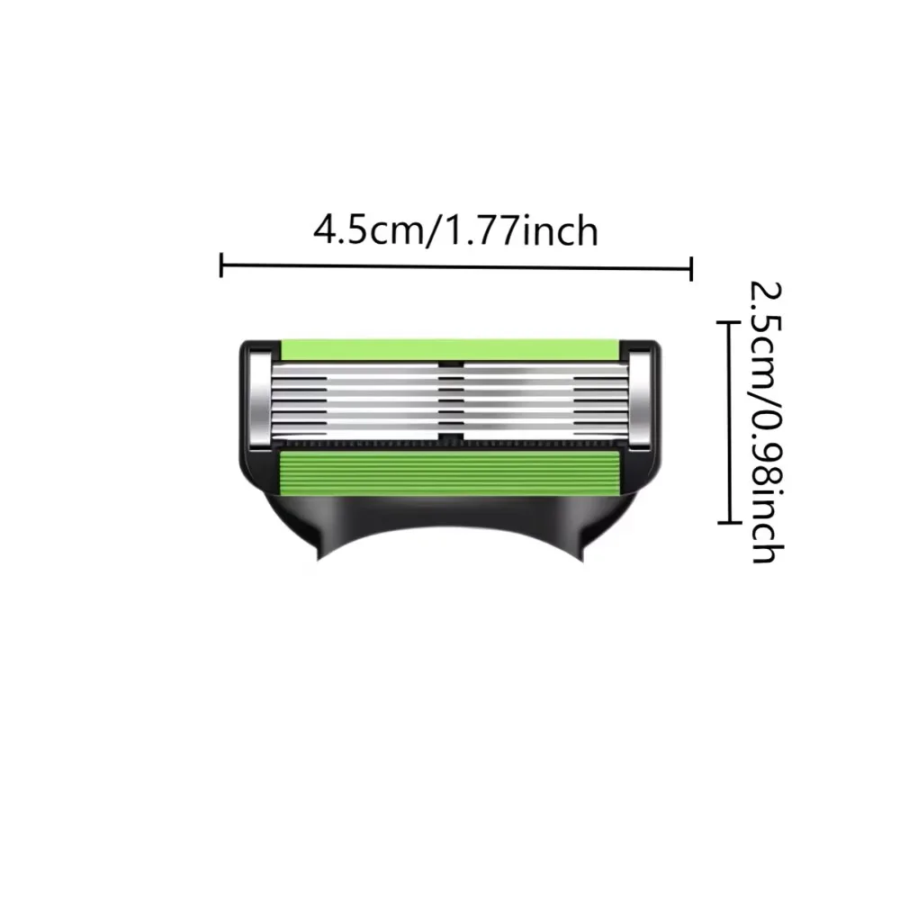 6-layer Stainless Steel Shaver Blades For Sensitive Skin_voghion.com