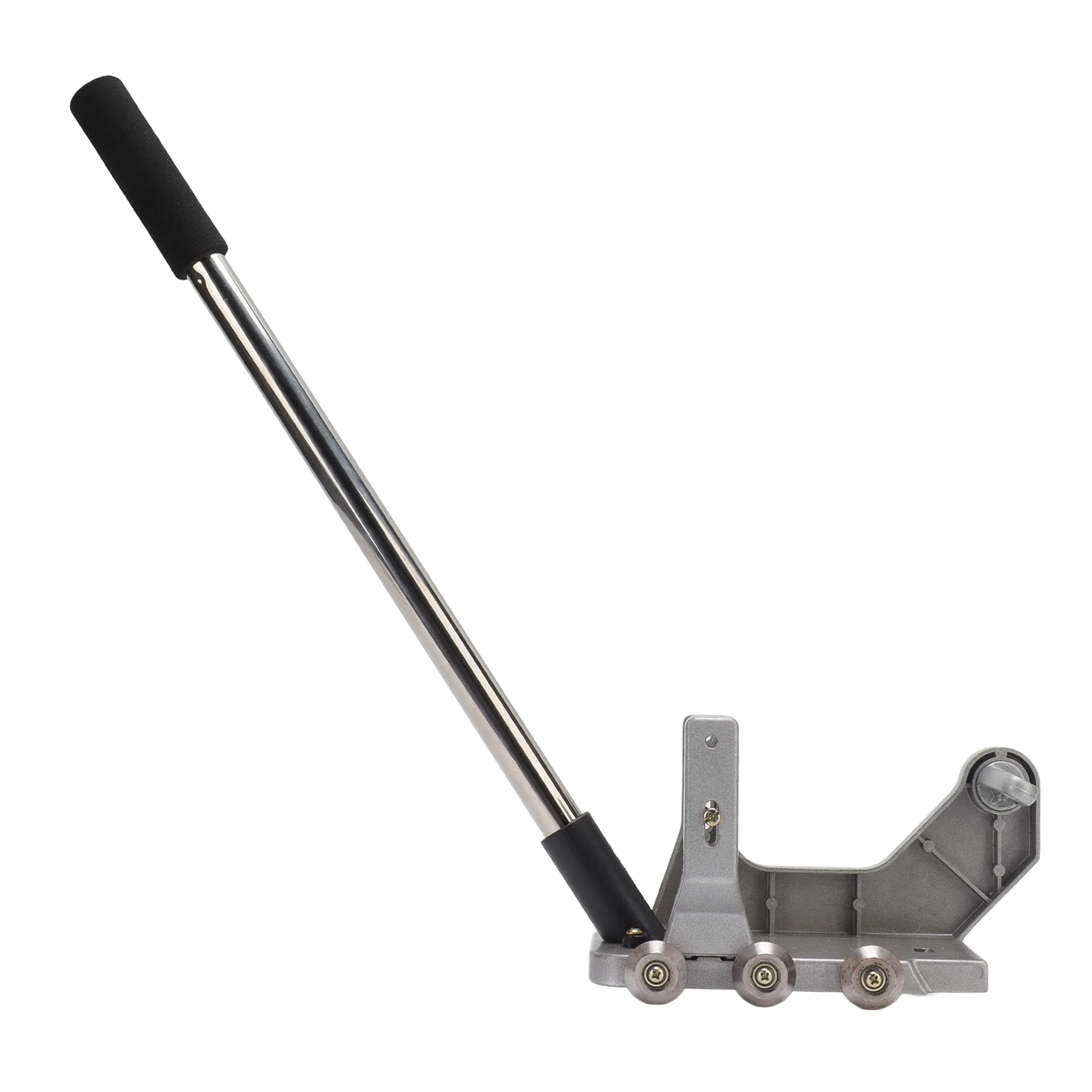 Tile Seam Cleaner Stand Aluminum Alloy Silver Adjustable Tile Joint Cleaning Machine Holder for Decoration