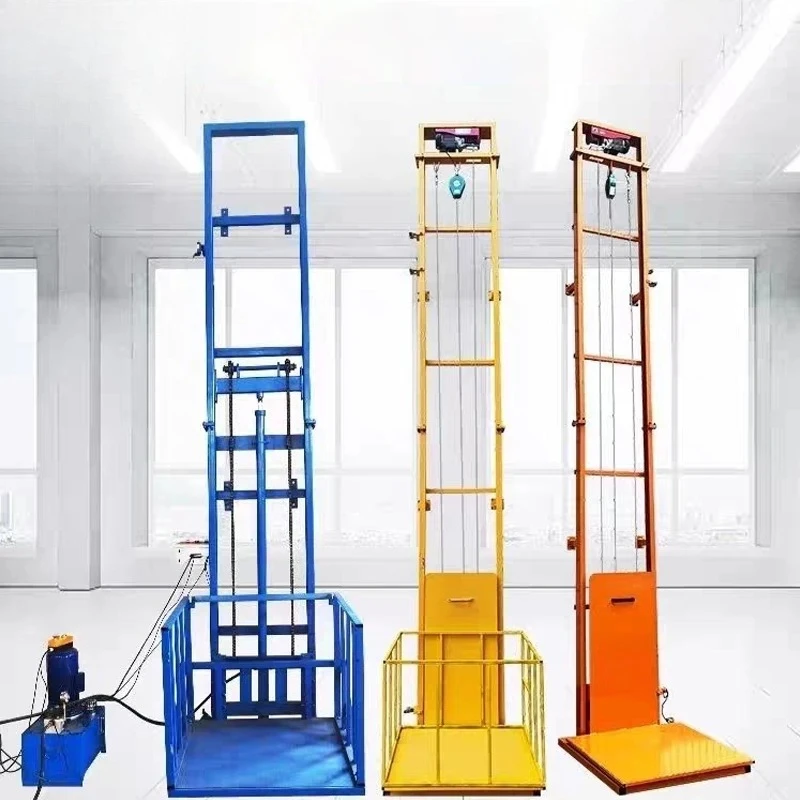 

Deposit YF Customized Electric Cargo Lift Hot Size 2m 3 4m 500kg Electric Elevator Lifts For Home Freight Elevator Lift