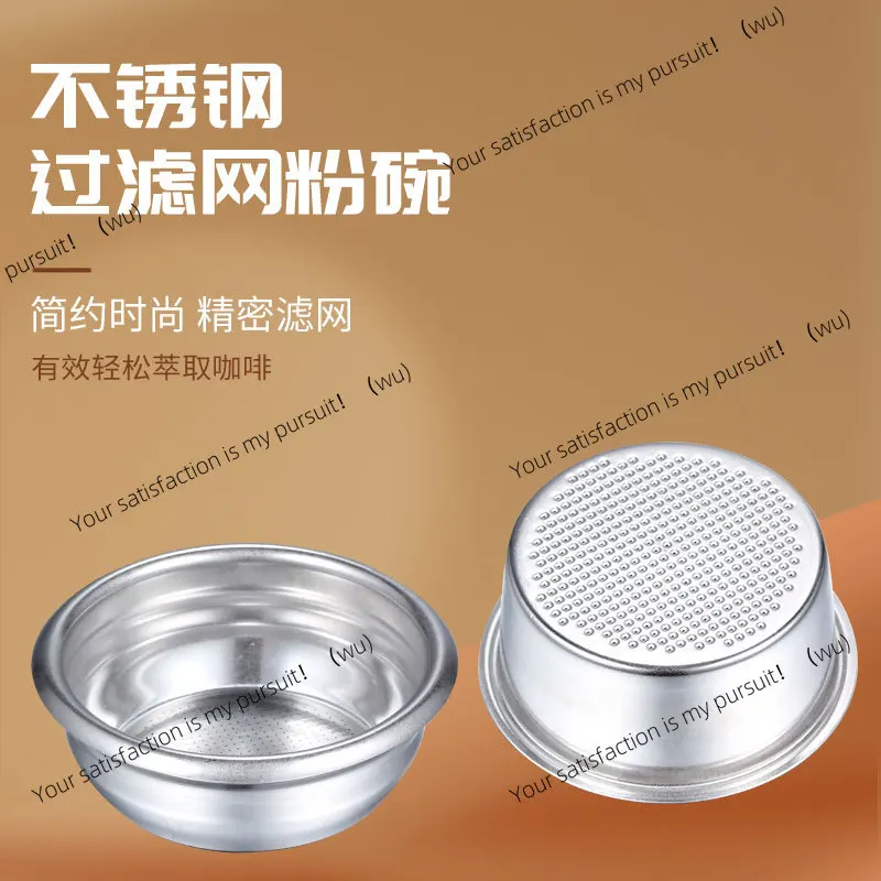 

Полуавтоматическая ручка кофемашины, фильтр 51 мм, чаша для порошка кофе из нержавеющей стали 304, 54 мм