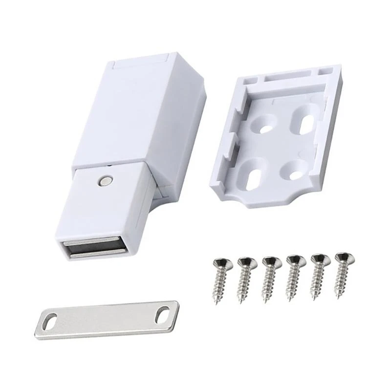 581E Multipurpose Push to Open Cabinet Hardwares for Without Knob Kitchens Supplies and Minimalists Interiors