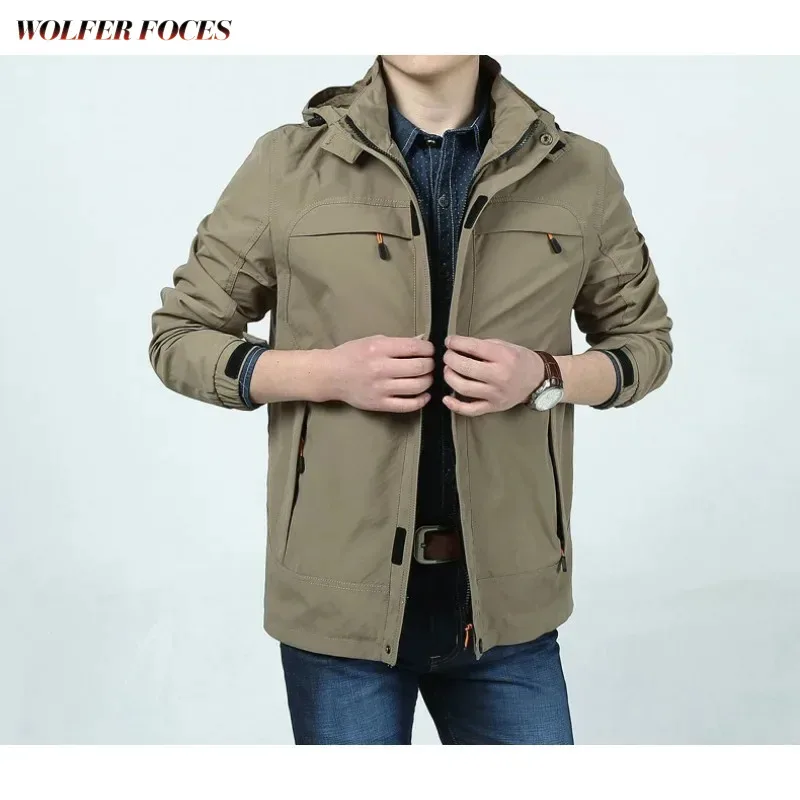 

Jackets for Mens Luxury Brand Men's Clothes Winter Coat Camping Hooded Designer Windbreaker Clothing Leisure Cold Free Shipping
