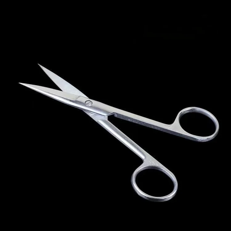Iris Stitch Scissors For Eye Manual Curved Straight Cataract Titanium Stainless Steel Optimal Comfort And Durability