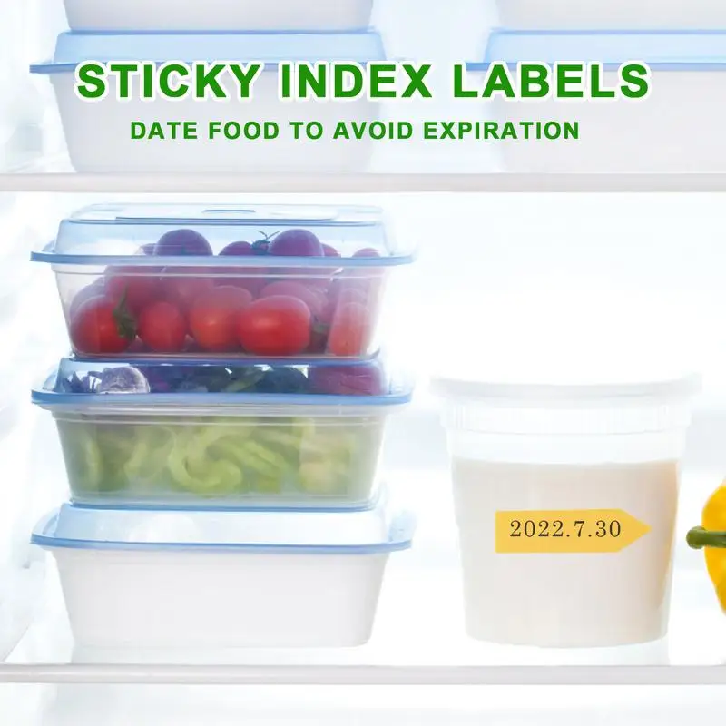 Sticky Index Labels Fluorescent Sticky Note For Page Marker Waterproof Writable Sticky Notes For Page Marking And Classify File