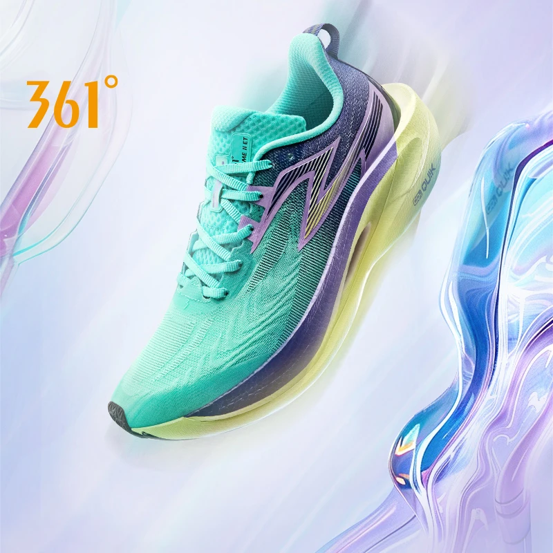 361 Degrees NEW Flame 2 ET Men Women Racing Running Shoes Shock-Absorbing Racing Physical Test Training Male Sneaker 672412209