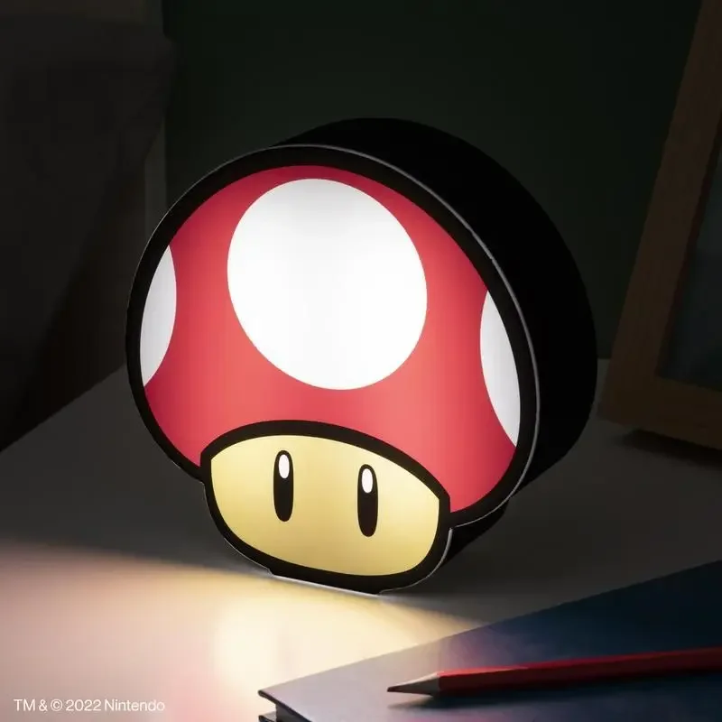 Super Mario Voice Control USB Small Night Light Color Changing Mobile Doll Toy Table Light Bedroom Sensing Night Light Kids Gift