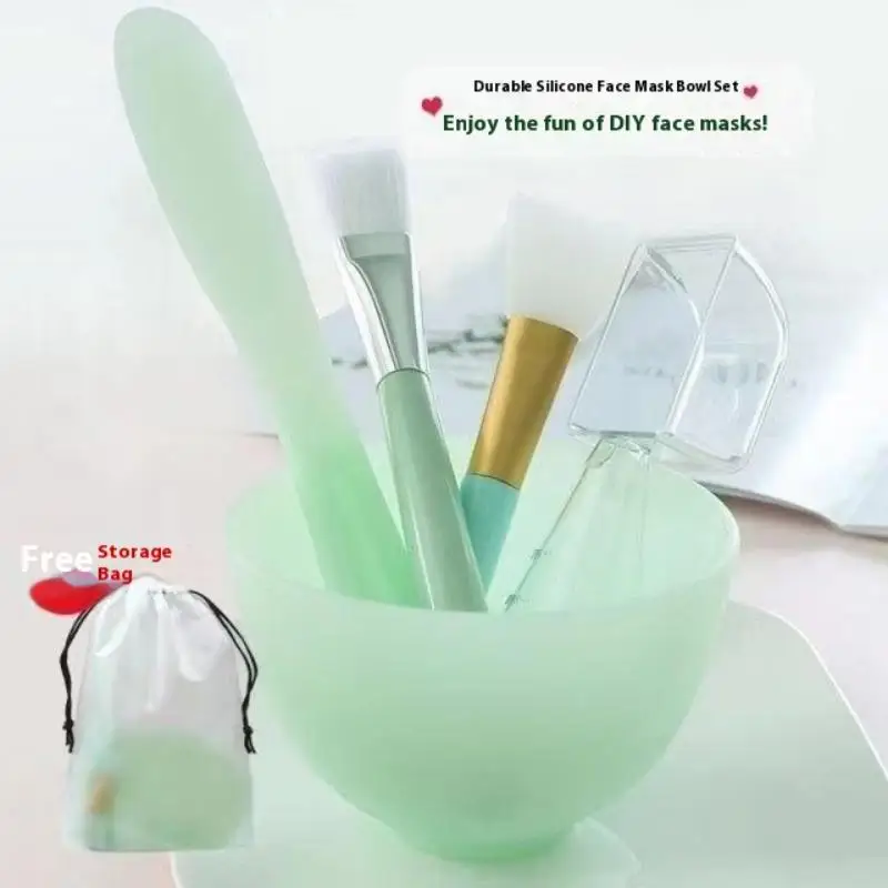 Juego de herramientas para el cuidado de la piel, cepillos de silicona para mascarilla Facial, cuenco para salón de belleza, cuchara, máscara, cepillo de película de barro, herramientas de belleza DIY para el cuidado de la piel