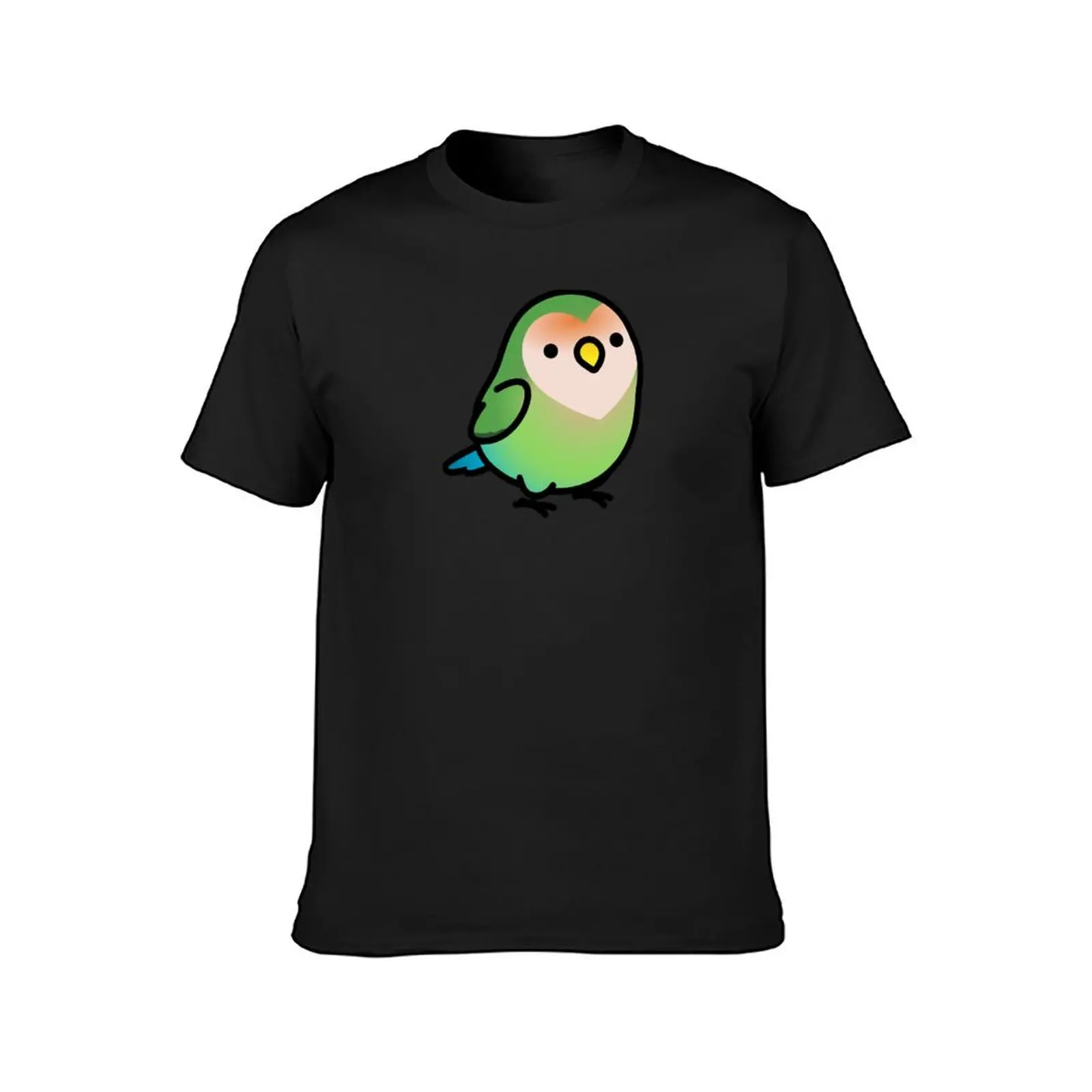 Chubby Seagreen Peach-faced Lovebird T-Shirt anime customs design your own Blouse customizeds mens graphic t-shirts hip hop