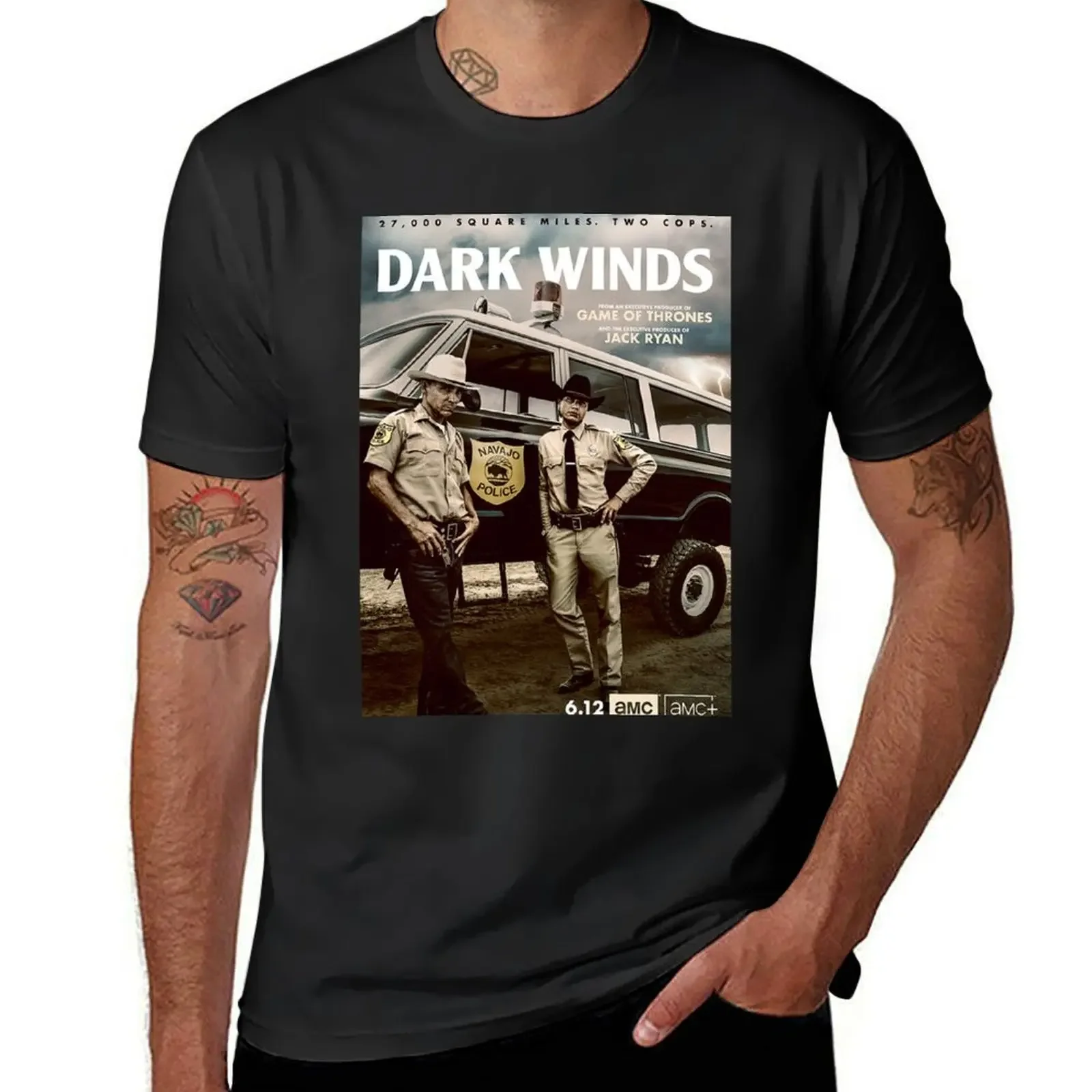 Dark Winds (2022) T-Shirt boys whites man clothes boys animal print mens clothing